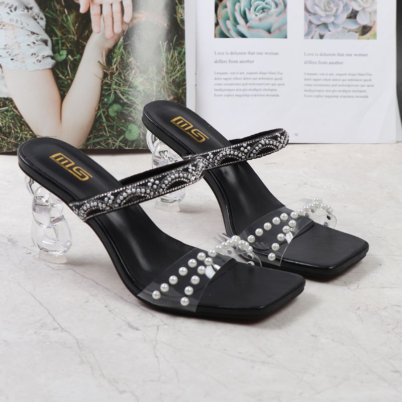 Quick sell  cheap [discount]sexy heeled women sandals open pointed-toe rhinestones lace-up ladies stiletto heels shoes[ Afew pairs left]