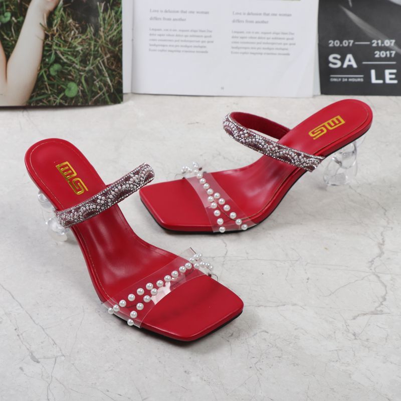 Quick sell  cheap [discount]sexy heeled women sandals open pointed-toe rhinestones lace-up ladies stiletto heels shoes[ Afew pairs left]