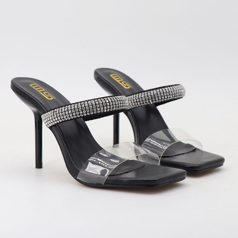 Quick sell  cheap [discount]sexy heeled women sandals open pointed-toe rhinestones lace-up ladies stiletto heels shoes[ Afew pairs left]