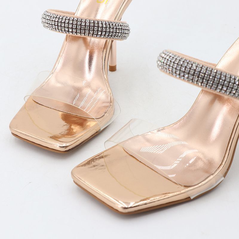 Quick sell  cheap [discount]sexy heeled women sandals open pointed-toe rhinestones lace-up ladies stiletto heels shoes[ Afew pairs left]