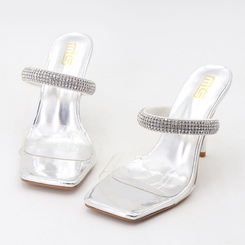 Quick sell  cheap [discount]sexy heeled women sandals open pointed-toe rhinestones lace-up ladies stiletto heels shoes[ Afew pairs left]