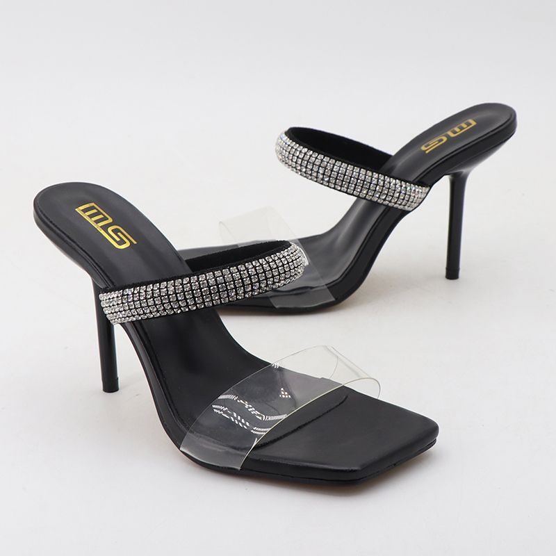 Quick sell  cheap [discount]sexy heeled women sandals open pointed-toe rhinestones lace-up ladies stiletto heels shoes[ Afew pairs left]