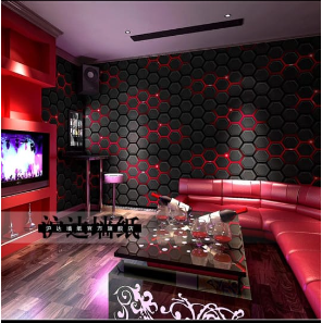 3D Removable Wallpaper Roll+Free Glue Measures 0.53M Width by 10M Long Covering 5square metres(A Standard wall takes 2-3 roll)