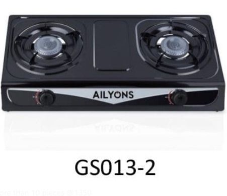 AILYONS 2 Burner Table Top stainless steel gas stove cooker