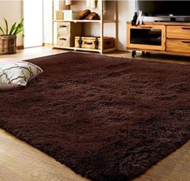 OFFER!OFFER!! Fluffy 5*8 Soft Carpets ; It improves the look of your sitting room by making it more appealing and is easy to clean