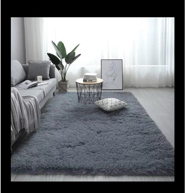 OFFER!OFFER!! Fluffy 5*8 Soft Carpets ; It improves the look of your sitting room by making it more appealing and is easy to clean