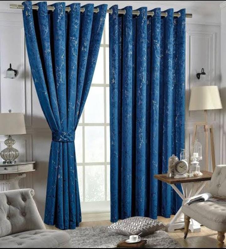 3 pc Curtain Sets(Set comes as 2 Curtains 2 mtr each,1 Sheer-4 m) size-Height-3 m