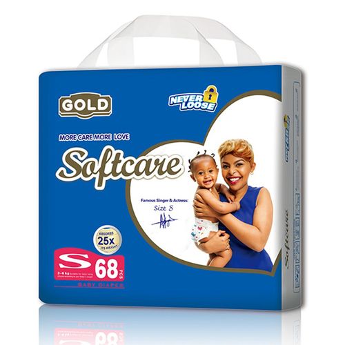 Softcare Gold Diaper JB, Size S, 68 Count