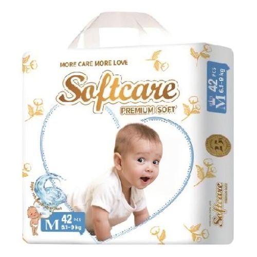 Softcare Premium Soft Diaper High Count, Size Midi, 42 Count