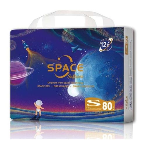 Softcare Space Diapers -80 pcs