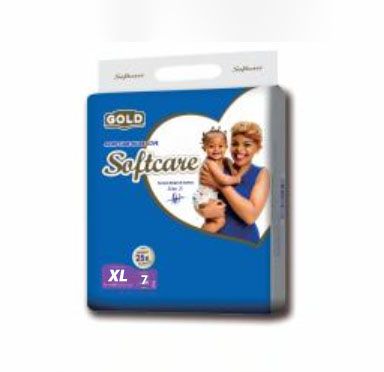 SOFTCARE DIAPER SIZE MINI XL 7,count