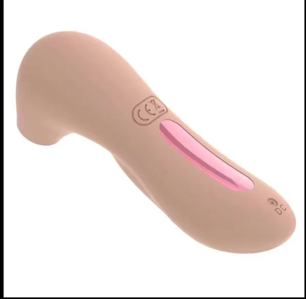 Frequency USB Rechargeable Dildo Vibrator Sucker Mini Massager Masturbation Stick Sucker Female G-spot Stimulator Waterproof Medical Silicone 7 Speeds To Stimulate Clitoris