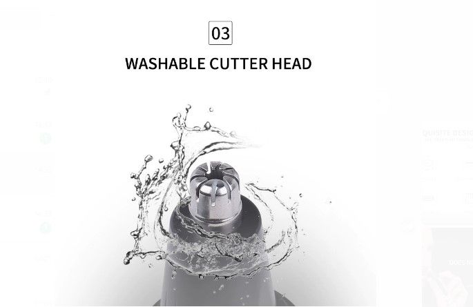 The SANZ Nose, Ear & Face Hair Trimmer (Model: ES-901) Is Your All-In-One Grooming Solution Designed For Precision And Convenience - It Is Lightweight Painless Electric Nose & Ear Face Hair Clipper Re