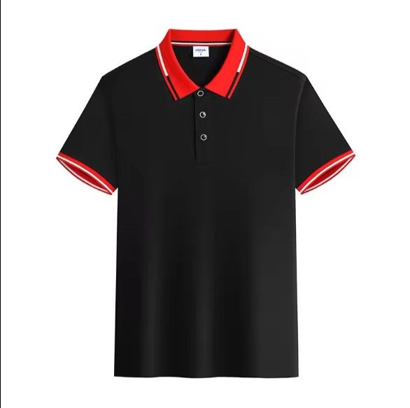 Men's Polo T-shirt Fashion Plaid Shirt 2024 Casual Short Sleeve Navy Men Shirts. This Polo Shirt Is Perfect For Casual Outings, Semi-Formal Settings, Or Professional Environments