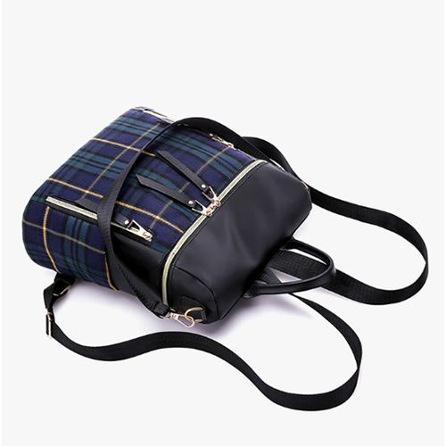 Women  Bag New Contrasting Checkered Backpack for Women's Spring Summer Version  Weekend Travel Backpack