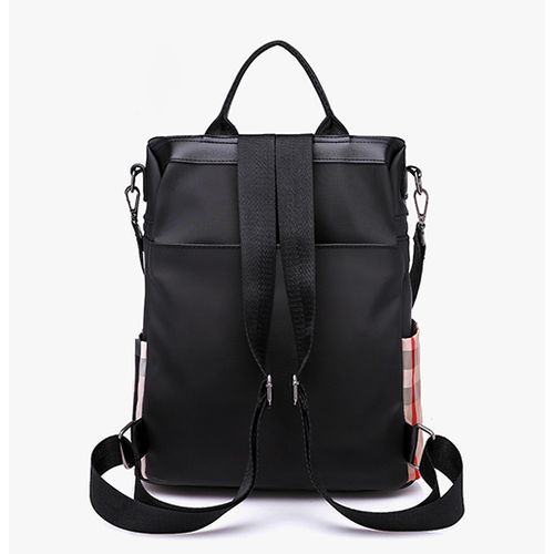 Women  Bag New Contrasting Checkered Backpack for Women's Spring Summer Version  Weekend Travel Backpack