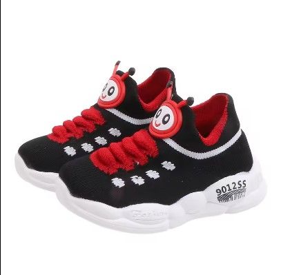 Kids Sneakers Breathable Soft Spring Autumn Little Kid's Shoes For Sports Soft Non-slip Running Sports Shoes Slip-on