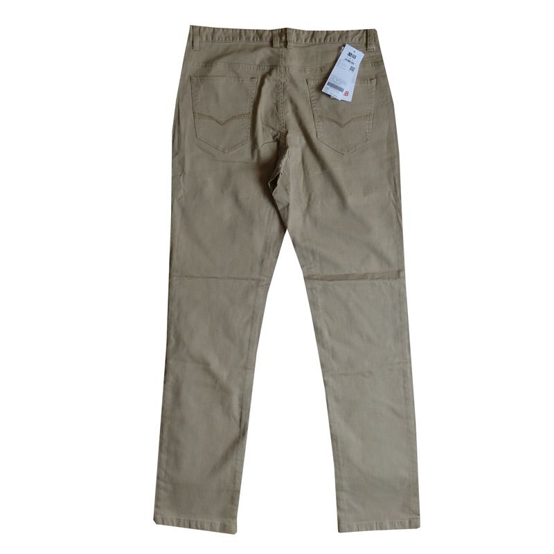 New Arrival Men's Khaki Trouser Pants Summer Slim Breathable Striped Straight Leg Loose Men's Trousers For Gentlemen With Iron Free Men's Trousers pants