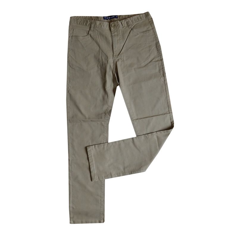 New Arrival Men's Khaki Trouser Pants Summer Slim Breathable Striped Straight Leg Loose Men's Trousers For Gentlemen With Iron Free Men's Trousers pants