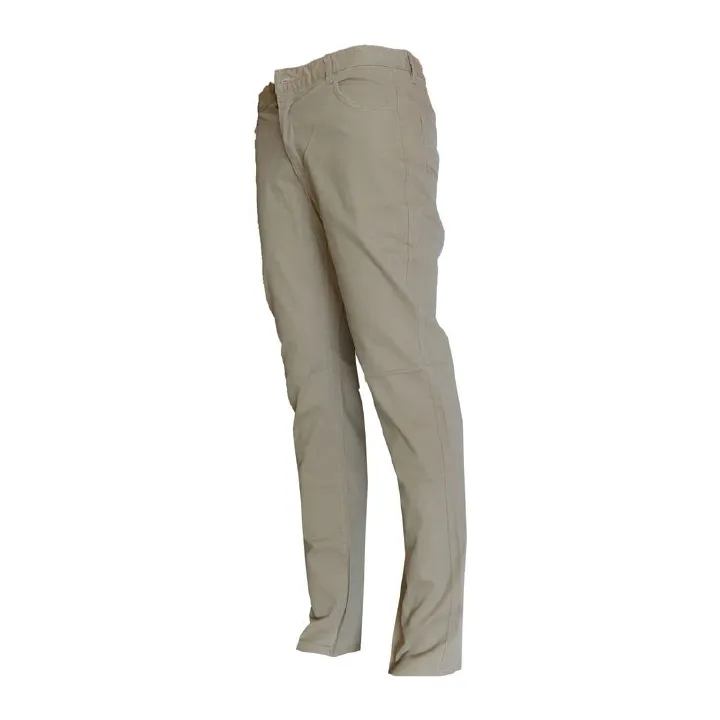 New Arrival Men's Khaki Trouser Pants Summer Slim Breathable Striped Straight Leg Loose Men's Trousers For Gentlemen With Iron Free Men's Trousers pants