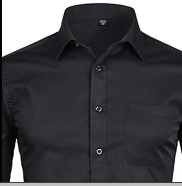 Aidailu Men's Clothes Black And Navy Men Official shirt Long-sleeved Casual Wear Classic Collar Men Shirt Tops For Adults