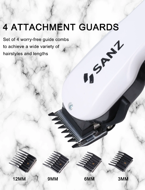 Get Precise And Professional Grooming Results With The SANZ 2800 Classic Design Hair trimmer Hair Clipper Professional Electric Haircut Trimmer shaving Machine With Sharp Blades designed for both home