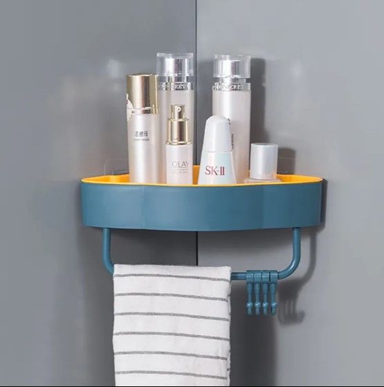 Generic Bathroom Wall Shelves1 Pack Adjustable Height Under Sink Organizer Kitchen  and Storage Bathroom Shelf HI NINGER 1Tier Bathroom Organizer Under Sink. Wall-Mounted Corner Shelf Organizer is