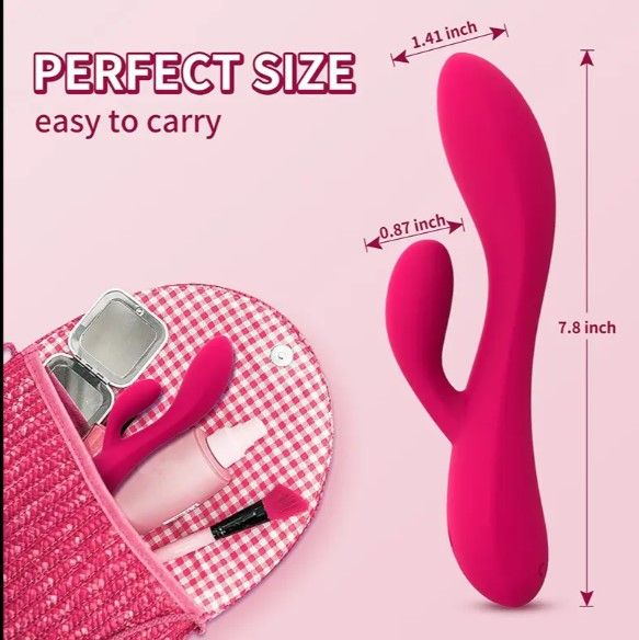 Experience Ultimate Pleasure With Our Ladies' Vibrator 10 Modes Waterproof Soft Silicone Clitoris Simulation . Enjoy targeted clitoral and G-spot stimulation For Intense Sensation