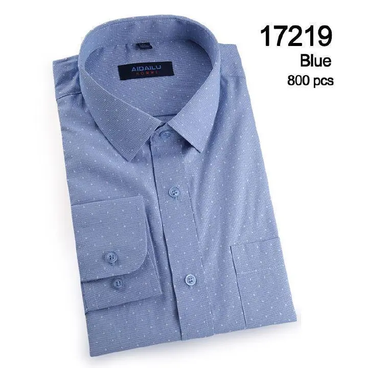 Aidailu Men's Official Shirt Polka Dot Formal. Upgrade Your Wardrobe With This Elegant Light-Blue Men shirt. With Its Timeless Design And High-Quality Craftsmanship, This Shirt Adds A Touch Of Sophist