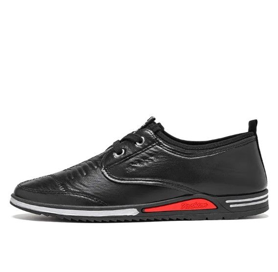 New Men's Shoes –Stylish And Versatile Casual sneakers. Lightweight Leather Design Combines Comfort And Fashion, Perfect For Everyday wear. Soft Soles For Ultimate Comfort  Ideal For Office/Casual