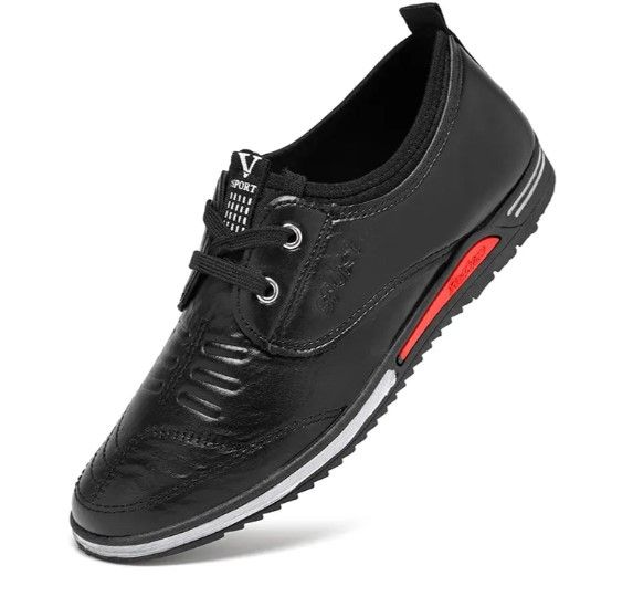 New Men's Shoes –Stylish And Versatile Casual sneakers. Lightweight Leather Design Combines Comfort And Fashion, Perfect For Everyday wear. Soft Soles For Ultimate Comfort  Ideal For Office/Casual
