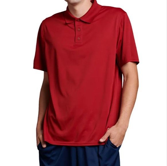 3 Pieces Men's Polo T-shirt Fashion Plain Shirt 2024 Casual Short Sleeve Cotton Red Shirts For Causal Events For Both Men And Women