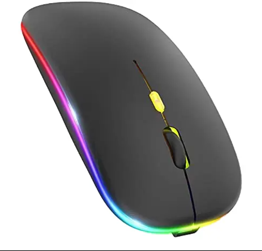 The Rechargeable Bluetooth Wireless Mouse with 2.4G RGB LED lights is the perfect combination of style, functionality, and convenience for all your computing needs. Comes With A USB Receiver