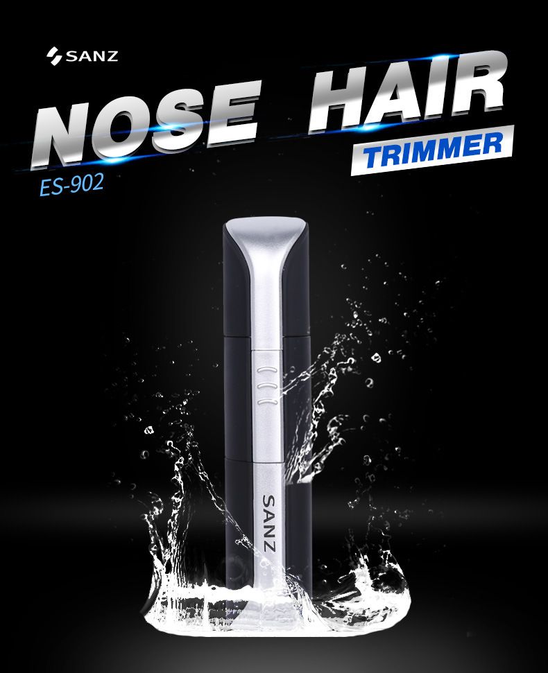 The SANZ Nose, Ear, Facial Hair Removal Shaver Hair Trimmer Offers A sleek And Practical Grooming Solution For Men. Featuring a Lightweight, Portable Design And Stainless Steel Blades. Compact And Use