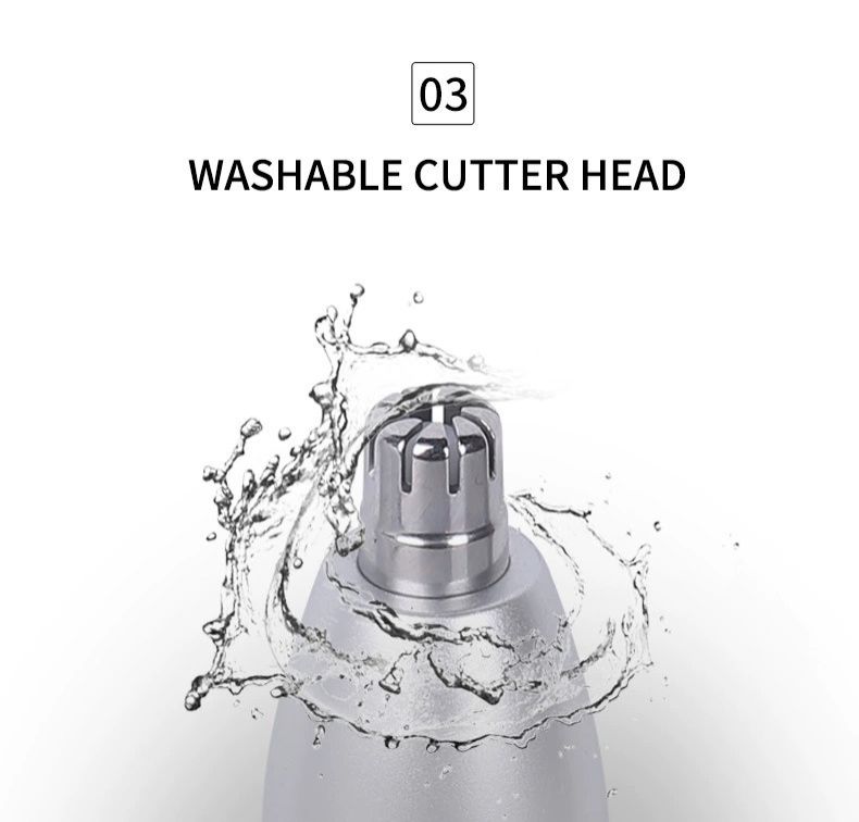 The SANZ Nose, Ear, Facial Hair Removal Shaver Hair Trimmer Offers A sleek And Practical Grooming Solution For Men. Featuring a Lightweight, Portable Design And Stainless Steel Blades. Compact And Use