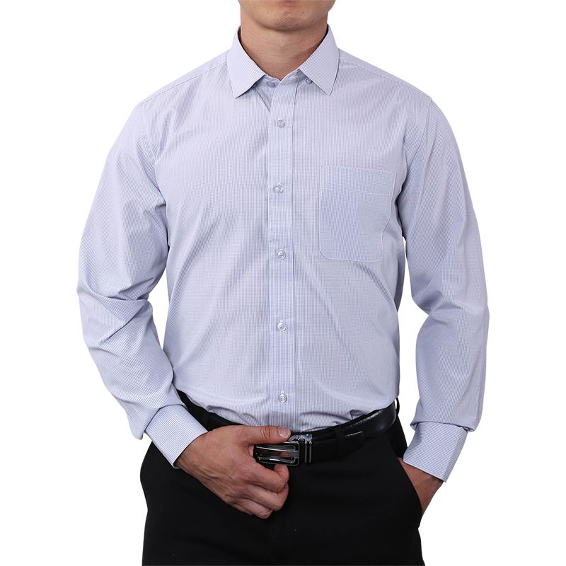 Men's Official Shirt  Long-Sleeve Slim Fit Male High-grade Cotton Fabrics, Versatile Crafted From High-Quality, Breathable Fabric Designed For Comfort And Durability For Professional or Casual Occasio