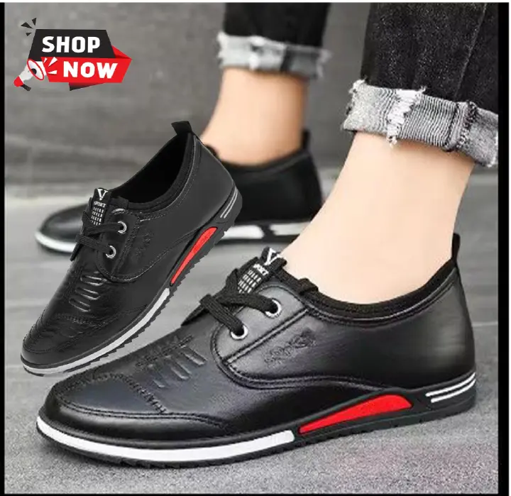New Men's Shoes –Stylish And Versatile Casual sneakers. Lightweight Leather Design Combines Comfort And Fashion, Perfect For Everyday wear. Soft Soles For Ultimate Comfort  Ideal For Office/Casual