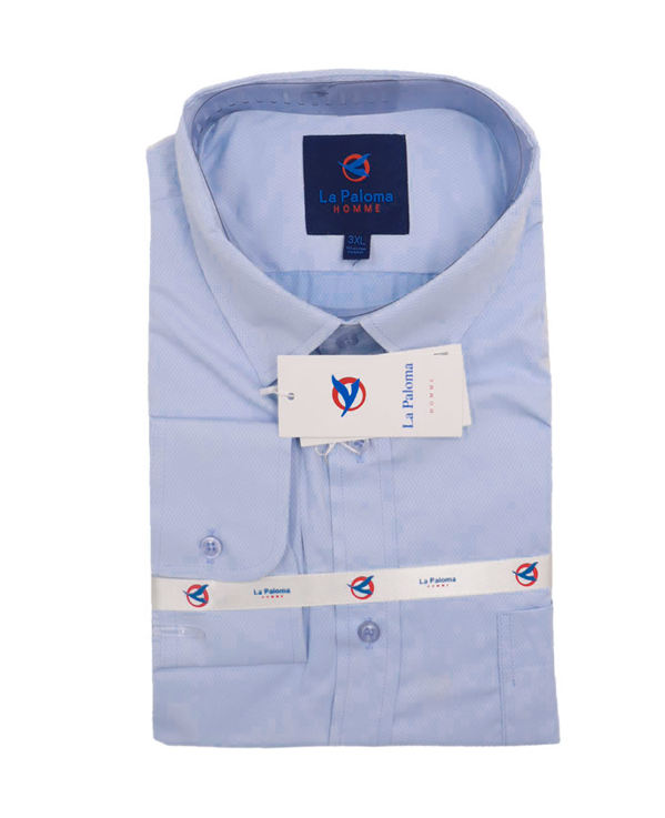 La Paloma Men Shirts Wear Men Official Shirt. Provides A Polished And Professional Look Suitable For Business, Formal Events, Or Smart Casual Wear. Solid Long Sleeve Stretch Wrinkle-Free