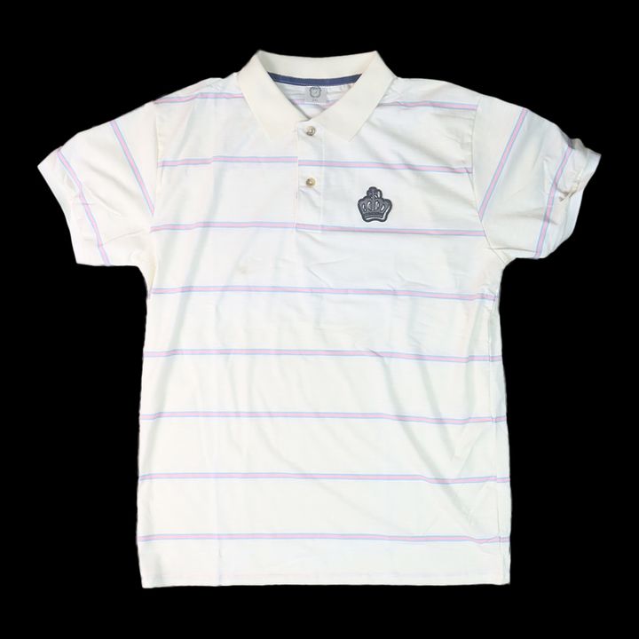 Men Shirt Crown Embroidered Men Polo Shirt Is A Stylish Blend Of Elegance And Simplicity, Perfect For Casual Or Semi-Formal Wear Men Top