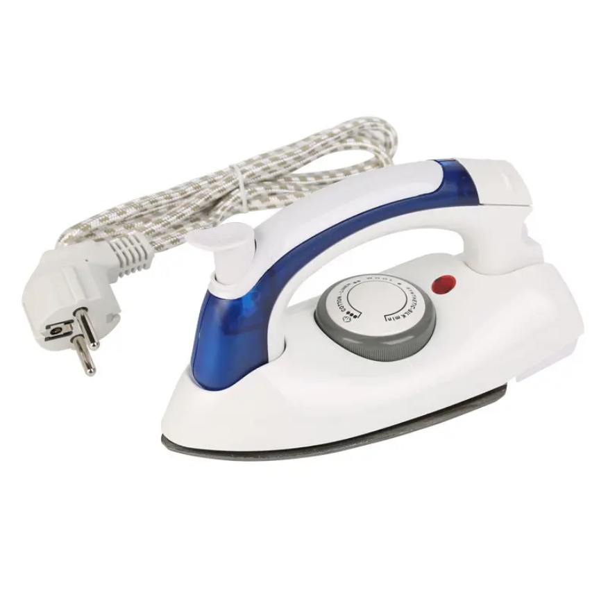 Travel Steam Iron Portable Mini Handheld Electric Iron Box Easy Handle For Ironing Clothes Folding. Combines Efficiency With Ease Of Use, Making Ironing Hassle-Free.,Comfortable Ergonomic Handle, Temp
