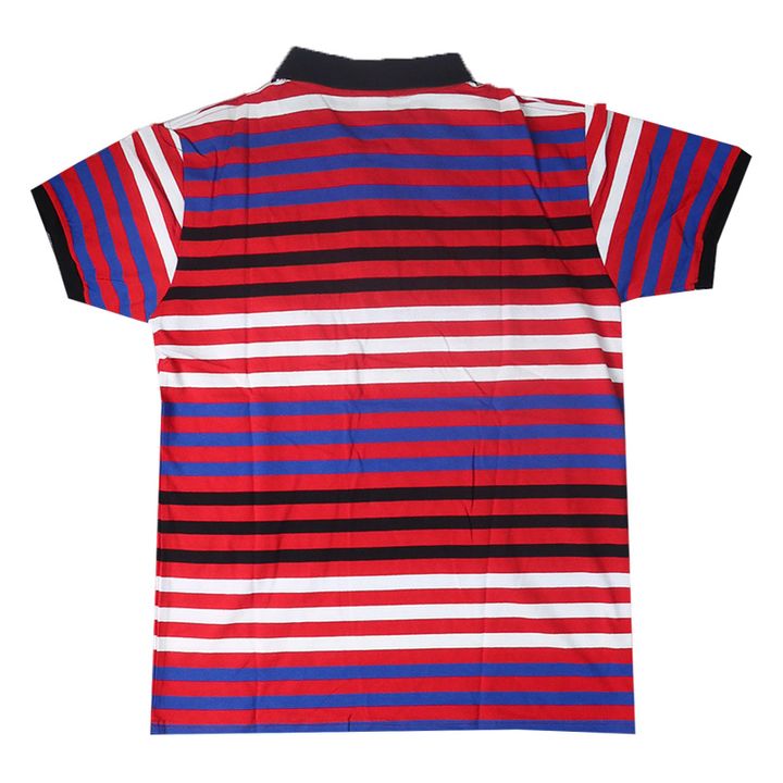 Men Shirt Multiple Colors Stripe Men Polo T-shirts. Their Comfortable Fit Make Them A Go-To Choice For Summer Clothing, While The Simple Yet Elegant Designs Allow For Easy Pairing With Jeans, Chinos,