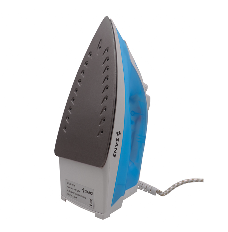 SANZ Blue And White Electric Iron Box Household Steam Handheld  Non-stick Soleplate Iron BOX For Home Use With Adjustable Temperature Portable Electric Iron Ceramic Non-Stick Soleplate Vertical Steam