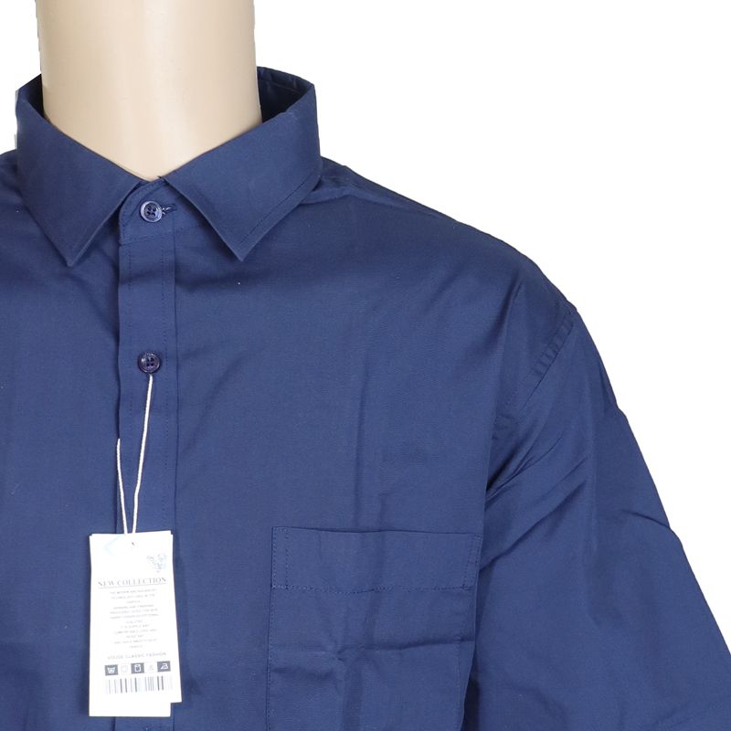 Men Shirt Short Sleeve Men Official Shirt. Perfect Blend Of Professionalism And Comfort, It Offers A Smart Breathable Option For Work, Casual Wear, Ensures Durability And Ease Of Maintenance.