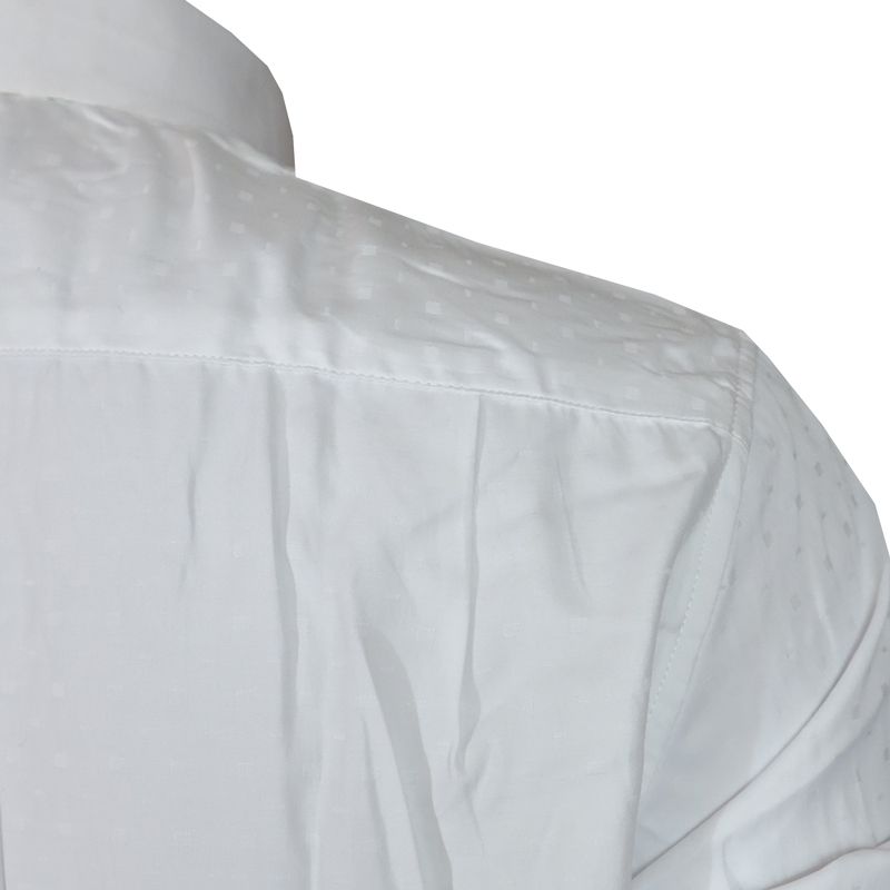 Aidailu Men Shirt Men Official Shirt White Dotted Designed For Sophistication And Versatility. Made From Premium Breathable Fabric, This Shirt Ensures All-day Comfort While Maintaining A Sharp, Polish