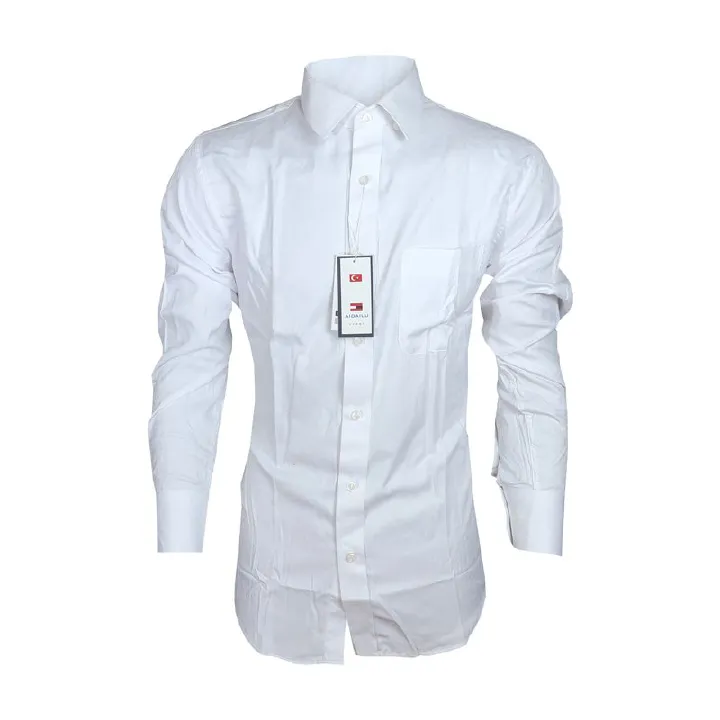 Aidailu Men Shirt Men Official Shirt White Dotted Designed For Sophistication And Versatility. Made From Premium Breathable Fabric, This Shirt Ensures All-day Comfort While Maintaining A Sharp, Polish