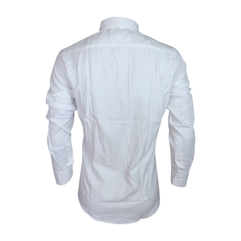 Aidailu Men Shirt Men Official Shirt White Dotted Designed For Sophistication And Versatility. Made From Premium Breathable Fabric, This Shirt Ensures All-day Comfort While Maintaining A Sharp, Polish