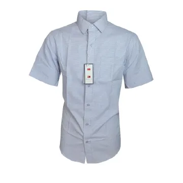 Aidailu  Short Sleeve  Men Shirts Office Wear Fashion Men's official Shirt  Easy to Iron Official Shirt.  Designed To Keep You Looking Polished, It's Perfect For Office Wear, Business Meetings,