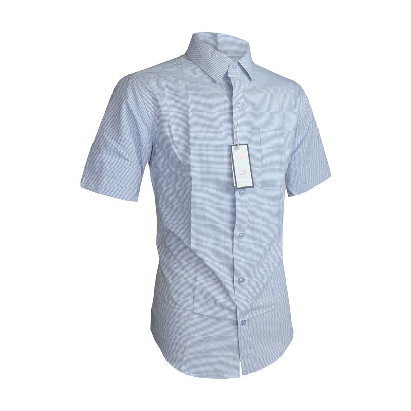 Aidailu  Short Sleeve  Men Shirts Office Wear Fashion Men's official Shirt  Easy to Iron Official Shirt.  Designed To Keep You Looking Polished, It's Perfect For Office Wear, Business Meetings,