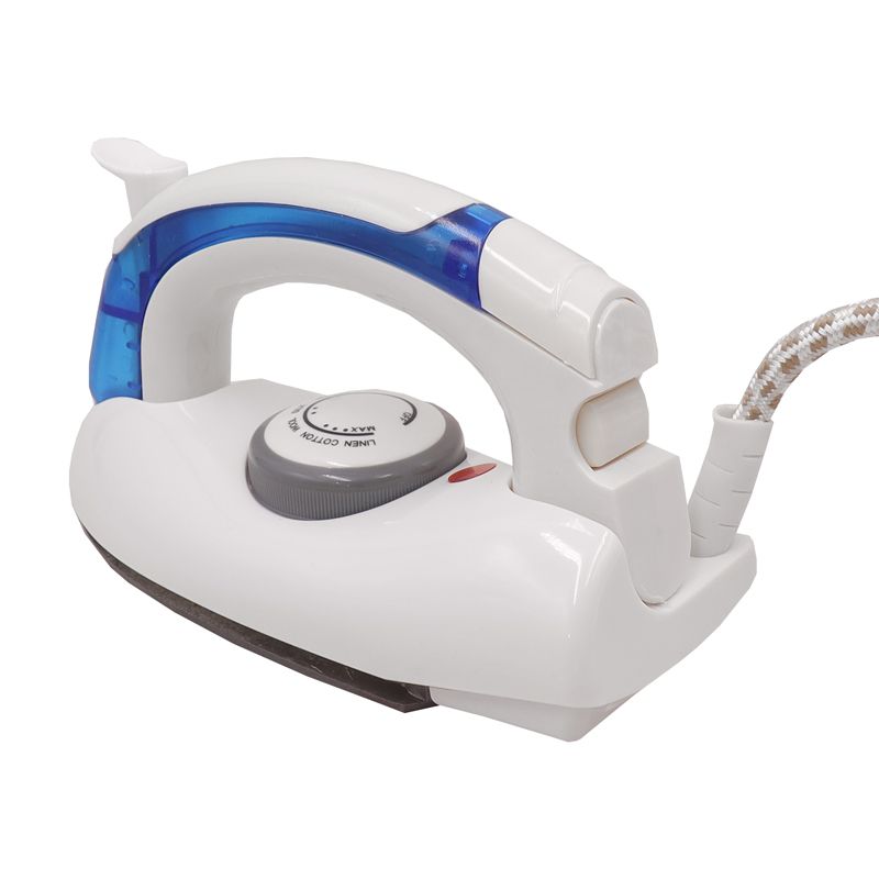 Household Portable Ironing Machine Travel Mini Electric Foldable Steam Iron box Portable - 700Watt. Combines Efficiency With Ease Of Use, Making Ironing Hassle-Free. Comfortable Ergonomic Handle, Temp