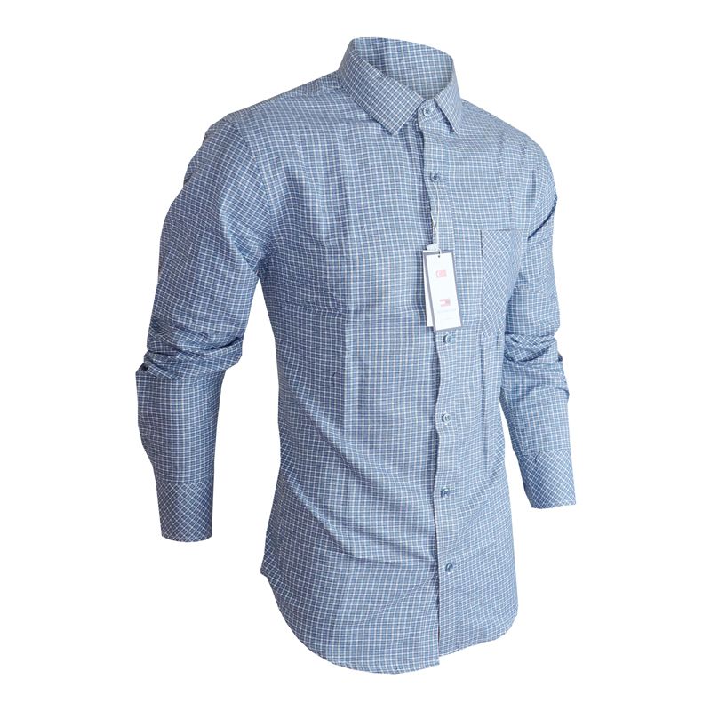 Aidailu Official Plain Cotton Men Shirts Office Wear Fashion Men's official Shirt  Easy to Iron Official Shirt.  Designed To Keep You Looking Polished, It's Perfect For Office Wear, Business Meetings,